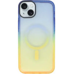 Vivid Magsafe Silicone Case Apple iPhone 15 Plus Blue/Orange - (CS-MGS TR 5-2403003)