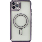 Vivid Magsafe Strass and Glitter Case Apple iPhone 11 Pro Max Purple - (CS-MGS TR 1-2403002)
