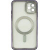 Vivid Magsafe Strass and Glitter Case Apple iPhone 12/12 Pro Purple - (CS-MGS TR 1-2403003)