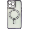 Vivid Magsafe Strass and Glitter Case Apple iPhone 14 Pro Max Purple - (CS-MGS TR 1-2403006)