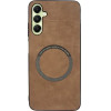 Vivid Magsafe Wooden Pattern Case Samsung Galaxy A05s Brown - (CS-OFFC Case 4-2403003)