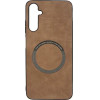 Vivid Magsafe Wooden Pattern Case Samsung Galaxy A05s Brown - (CS-OFFC Case 4-2403003)