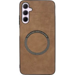 Vivid Magsafe Wooden Pattern Case Samsung Galaxy A35 5G Brown - (CS-OFFC Case 4-2403005)