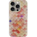 Vivid Mermaid Scale Silicone Case Apple iphone 15 Pro Max Pink - (CS-FSHN BLK-2403003)