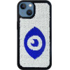 Vivid Sequin Case Apple iPhone 13 Silver/Blue - (CS-FSHN GLT 9-2403001)