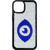 Vivid Sequin Case Apple iPhone 13 Silver/Blue - (CS-FSHN GLT 9-2403001)
