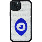 Vivid Sequin Case Apple iPhone 15 Plus Silver/Blue - (CS-FSHN GLT 9-2403008)