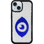 Vivid Sequin Case Apple iPhone 15 Silver/Blue - (CS-FSHN GLT 9-2403007)