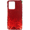 Vivid Sequin Case Redmi 13C Red - (CS-FSHN GLT 7-2403001)