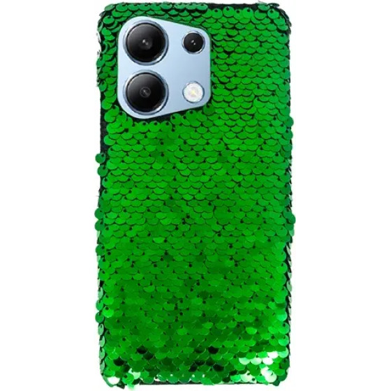 Vivid Sequin Case Redmi Note 13 4G Green - (CS-FSHN GLT 10-2403003)