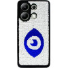 Vivid Sequin Case Redmi Note 13 4G Silver/Blue - (CS-FSHN GLT 9-2403010)