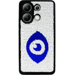 Vivid Sequin Case Redmi Note 13 4G Silver/Blue - (CS-FSHN GLT 9-2403010)