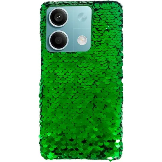 Vivid Sequin Case Redmi Note 13 5G Green - (CS-FSHN GLT 10-2403004)