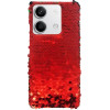 Vivid Sequin Case Redmi Note 13 5G Red - (CS-FSHN GLT 7-2403004)