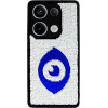 Vivid Sequin Case Redmi Note 13 Pro/Poco X6 5G Silver/Blue - (CS-FSHN GLT 9-2403020)