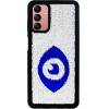 Vivid Sequin Case Samsung Galaxy A04s Silver/Blue - (CS-FSHN GLT 9-2403012)