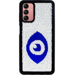 Vivid Sequin Case Samsung Galaxy A04s Silver/Blue - (CS-FSHN GLT 9-2403012)