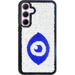 Vivid Sequin Case Samsung Galaxy A35 5G Silver/Blue - (CS-FSHN GLT 9-2403016)