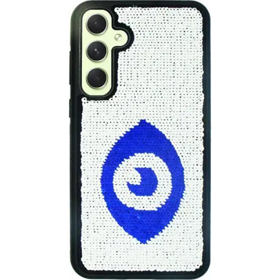 Vivid Sequin Case Samsung Galaxy A54 5G Silver/Blue - (CS-FSHN GLT 9-2403017)