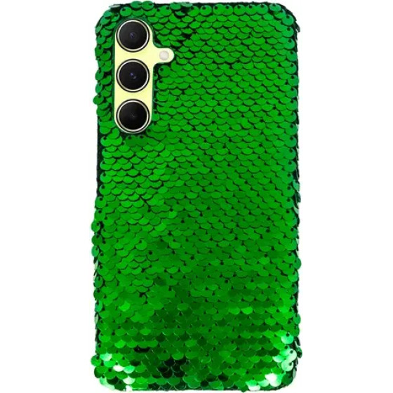 Vivid Sequin Case Samsung Galaxy A55 5G Green - (CS-FSHN GLT 10-2403007)