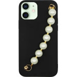 Vivid Silicone Case Pearl Chain Apple iPhone 12/12 Pro Black - (CS-SP Case 5-2403002)