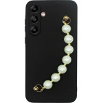 Vivid Silicone Case Pearl Chain Samsung Galaxy A04s Black - (CS-SP Case 5-2403008)