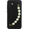 Vivid Silicone Case Pearl Chain Samsung Galaxy A14 4G/5G Black - (CS-SP Case 5-2403009)