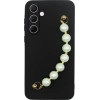 Vivid Silicone Case Pearl Chain Samsung Galaxy A35 5G Black - (CS-SP Case 5-2403011)