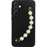 Vivid Silicone Case Pearl Chain Samsung Galaxy A35 5G Black - (CS-SP Case 5-2403011)