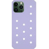 Vivid Silicone Pins Case Apple iPhone 13 Pro Max Purple - (CS-PBRD 2-2403002)