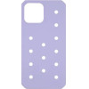 Vivid Silicone Pins Case Apple iPhone 13 Pro Max Purple - (CS-PBRD 2-2403002)