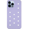 Vivid Silicone Pins Case Apple iPhone 13 Pro Purple - (CS-PBRD 2-2403001)