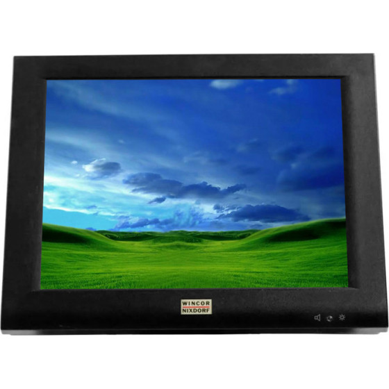 Wincor Nixdorf Used ����� BA73-A2 Lcd ����, 15'' 1024x768, DB25M, ����� ����, Grade A - (M-BA73A2-NS-GA)