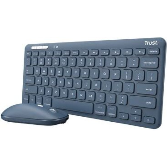 Trust Deskset Wireless Lyra Us Blue - (24937)