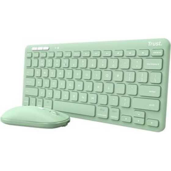 Trust Deskset Wireless Lyra Us Green - (24942)