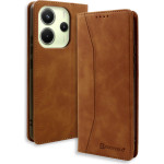 Bodycell Book Case Pu Leather Xiaomi Note 14 5G Brown - (BB-00220)