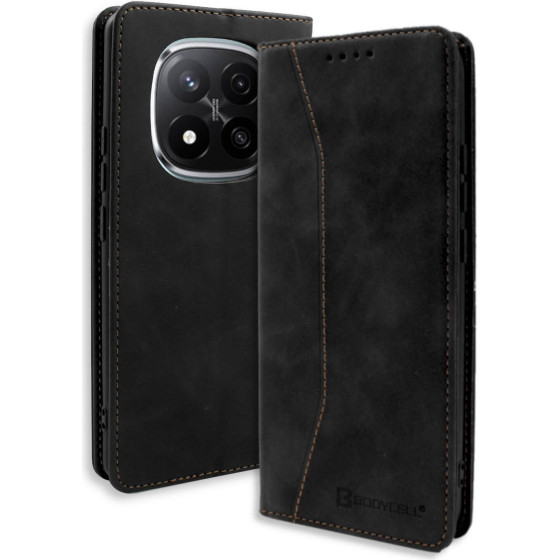 Bodycell Book Case Pu Leather Xiaomi Note 14 Pro Plus 5G Black - (BB-00228)
