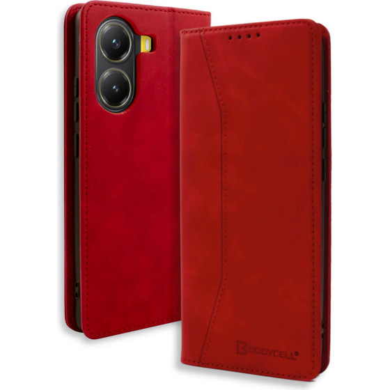 Bodycell Book Case Pu Leather Xiaomi Poco X7 Pro Red - (BB-00233)