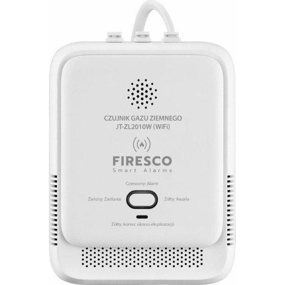 Firesco Czujnik Gazu Ziemnego (metan) Wi-Fi Tuya Smart Life - (JT-ZL2010W)