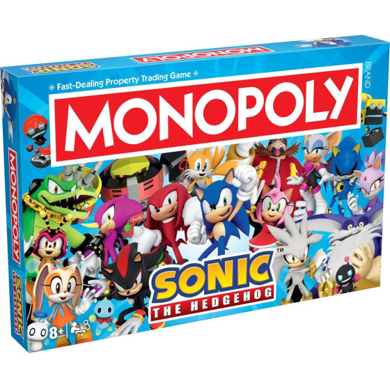 Winning Moves: Monopoly - Sonic Board Game (English Language) (WM04624-EN1)