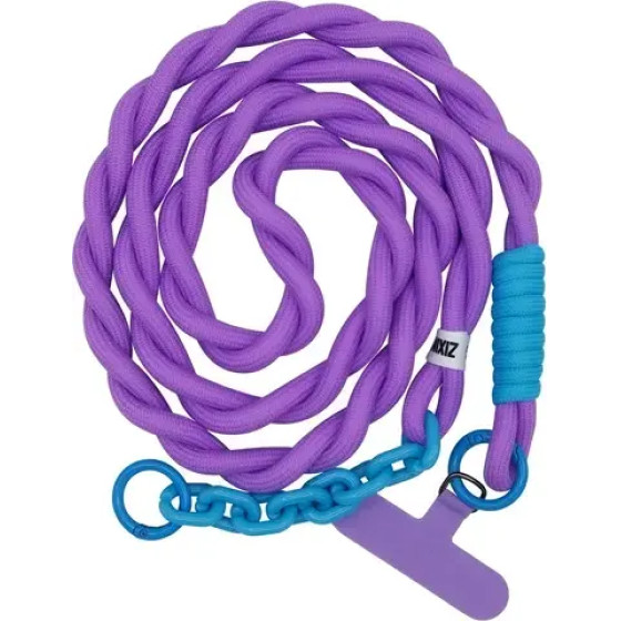 Vivid Neck Rope Lanyard Purple - (GST-250318-1)