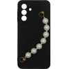 Vivid Silicone Case Pearl Chain Samsung Galaxy A26 Black - (CS-Sp Case 1-2504002)