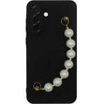 Vivid Silicone Case Pearl Chain Samsung Galaxy A36 Black - (CS-Sp Case 1-2504003)