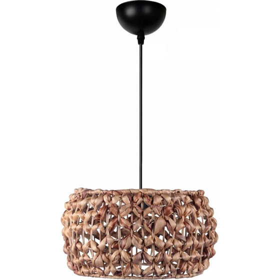 GloboStar Dario Boho �������� ��������� K����� �������� 1 x E27 IP20 ���� Rattan - �29 x �29 x �16cm - (204-0159)