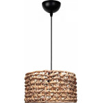 GloboStar Pomegrande Boho �������� ��������� K����� �������� 1 x E27 IP20 ���� Rattan - �29 x �29 x �16cm - (204-0160)