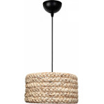 GloboStar Pomegrande Boho �������� ��������� K����� �������� 1 x E27 IP20 ���� Rattan - �29 x �29 x �16cm - (204-0161)