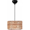 GloboStar Pomegrande Boho �������� ��������� K����� �������� 1 x E27 IP20 ���� Rattan �� ���� ���� - �30 x �30 x �16cm - (204-0158)