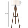 GloboStar Shelf �������� E��������� ��������� �������� 1 x E27 IP20 ���� ���� �� ���� ������ - �38 x �38 x �135cm - (204-0129)
