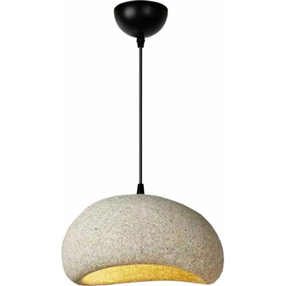 GloboStar Stone �������� �������� ��������� ������� �������� 1 x E27 IP20 ���� ����������� �� ���� ������ - �31.5 x �35 x �26cm - (204-0123)