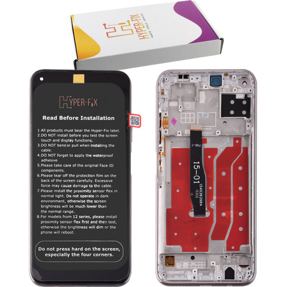 HYPER-Fix Huawei P40 Lite ����� + Touch Screen + Lens + Frame Breathing Crystal Service Pack - (HF-02353KFV)